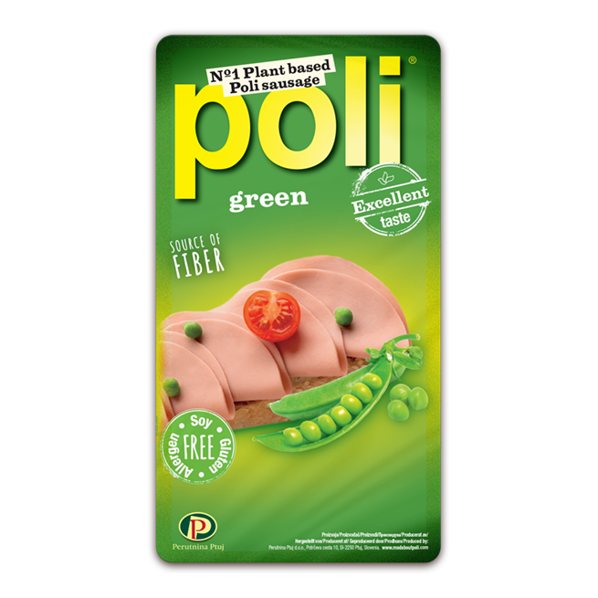 Poli Green Slice cut
